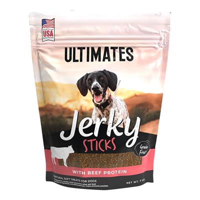 Pro Pac Dog Ultimates Jerky Sticks Beef 7oz.