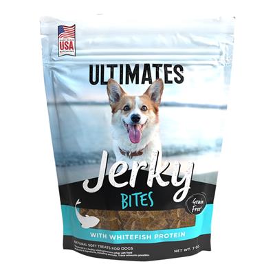 Pro Pac Dog Ultimates Jerky Bites Whitefish 7oz.