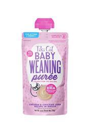 Tiki Cat Baby Weaning Puree Wet Cat Food, Chicken, 6 oz. Pouch (6 Count)