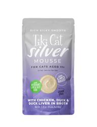 Tiki Cat Silver Chicken & Duck Liver in Broth Mousse Wet Cat Food, 2.8 Oz
