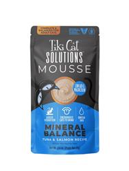 Tiki Cat Solutions Mousse Tuna & Salmon, Mineral Balance 2.4OZ