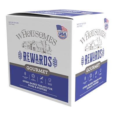 Sportmix Dog Wholesomes Rewards Gourmet Biscuits Nut'R'Nipz Peanut Butter 20 Lb