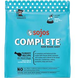 Sojos Dog Complete Freeze-Dried Adult Turkey Recipe 1.75Lbs