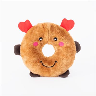 ZippyPaws ZippyPaws Donutz Buddies Reindeer Plush Dog Toy
