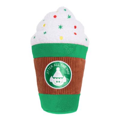 BARK Jitter All The Way Latte Plush Dog Toy