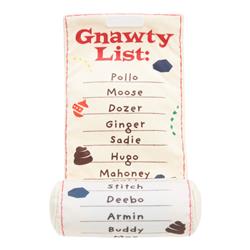 BARK Gnawty & Gnice List Plush Dog Toy