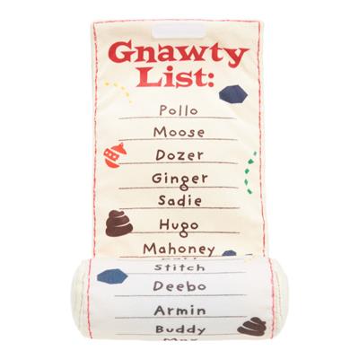 BARK Gnawty & Gnice List Plush Dog Toy