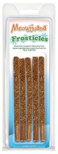 Meowijuana Seasonal Winter - Frosticles - Silvervine Stick With Fruit Catnip Toy