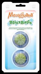 Meowijuana Seasonal Winter - Blizzballs - Valerian Root Stick And Lick Catnip Toy
