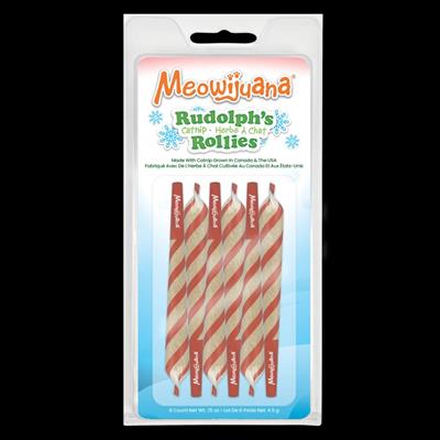 Meowijuana Seasonal Winter - Rudolph'S Rollies Catnip Toy