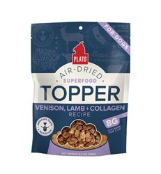 Plato Air-Dried Superfood Topper Venison, Lamb + Collagen 5.5 oz