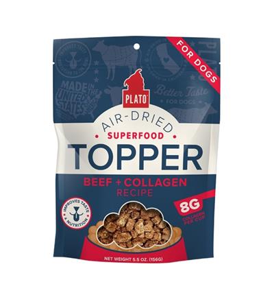 Plato Air-Dried Superfood Topper Beef + Collagen 5.5 oz
