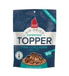 Plato Fish + Collagen Recipe Air-Dried Dog Food Topper 5.5oz