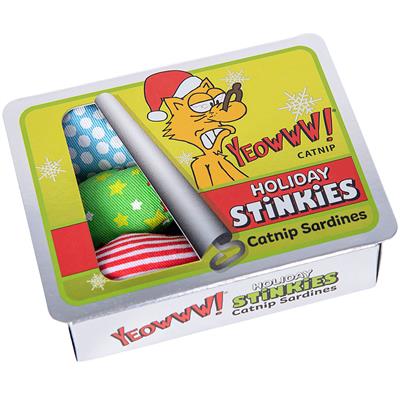 Yeowww! Holiday Stinkies Trio Cat Toy