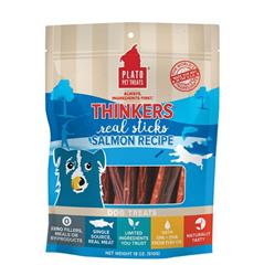 Plato Dog Thinkers Stick Salmon 18oz.