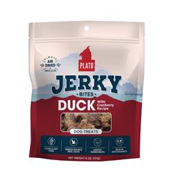 Plato Dog Grain Free Jerky Bites Duck 6oz