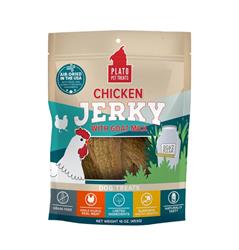 Plato Dog Jerky Chicken With Goat'S Milk 16oz.