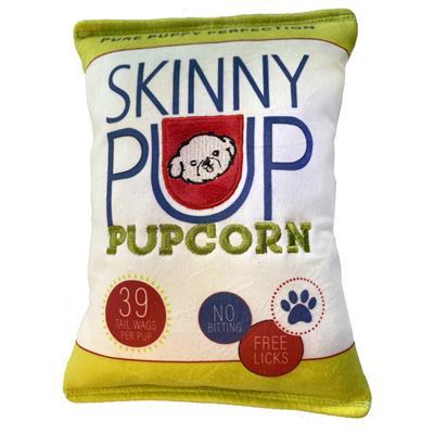 Skinny Pup Pupcorn Dog Toy (Double Sided)