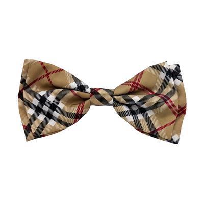 High Street Plaid Bow Tie