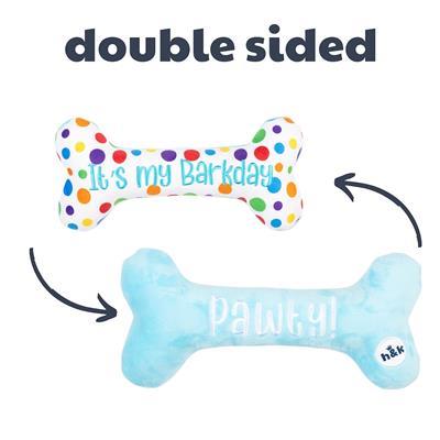 It's My Barkday Bone Dog Toy (Double Sided)