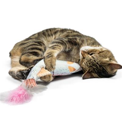 Rainbow Trout Kicker Cat Toy