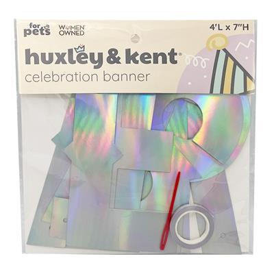 Let's Pawty Iridescent Celebration Banner