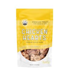 Oma's Pride Dog Freeze-Dried Chicken Hearts 1.5oz