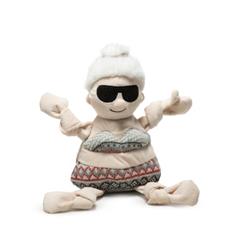 HiggleHounds Beach Babe Mrs. C Knottie Plush Dog Toy