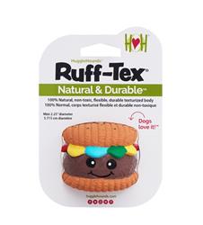 HuggleHounds Big Buns Foodies Ruff-Tex Ball, Small 2.5 INCHES