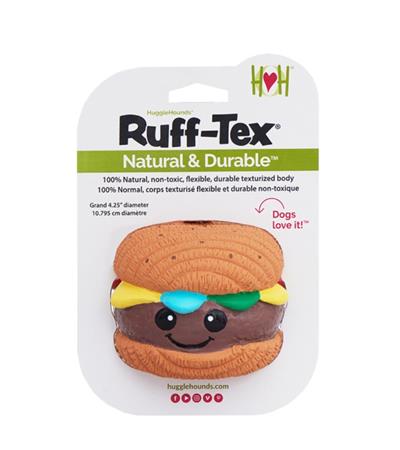 HuggleHounds Big Buns Foodies Ruff-Tex Ball, Large