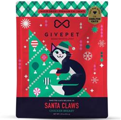 Givepet Cat Holiday Freeze-Dried Grain Free Santa Claws 1.2Oz