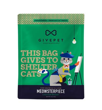 Givepet Cat Freeze-Dried Grain Free Masterpiece 3.5Oz