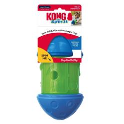 KONG Spin It Treat Dispenser Toy Green/Blue 1ea/LG