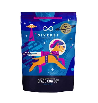 Givepet Dog Freeze-Dried Grain Free Space Cowboy 3oz