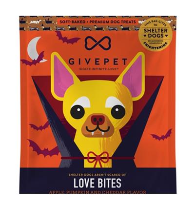 Givepet Dog Soft Baked Halloween Love Bites 6Oz