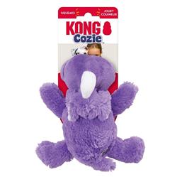 KONG Cozie Rosie Rhino Plush Dog Toy Purple 1ea/SM