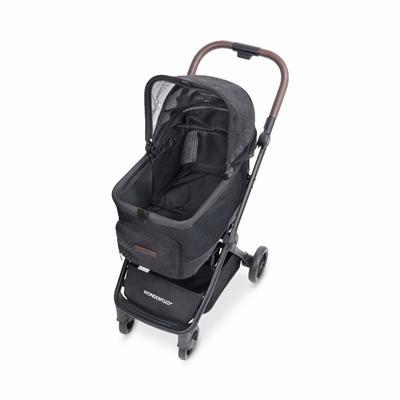 Bella Pet Stroller with AutoFold Technology - Graphite Black