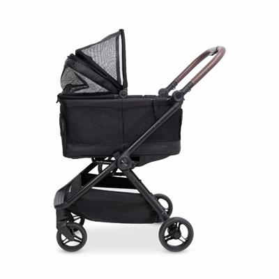 Bella Pet Stroller with AutoFold Technology - Graphite Black