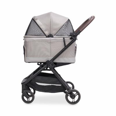 Bella Pet Stroller with AutoFold Technology - Light Gray
