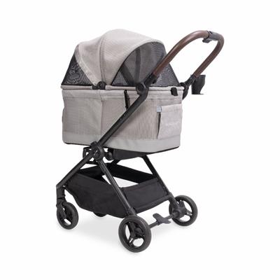 Bella Pet Stroller with AutoFold Technology - Light Gray