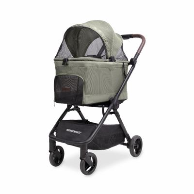 Bella Pet Stroller with AutoFold Technology - Moss