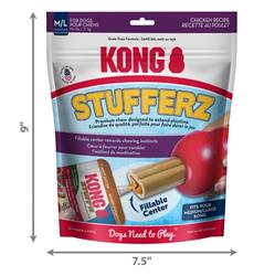 KONG Stufferz Dental Dog Chew Chicken 1ea/MD/LG