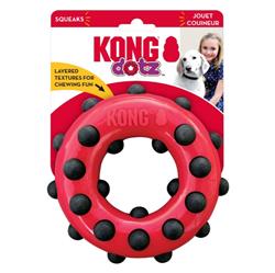 KONG Dotz Circle Dog Toy 1ea/SM