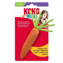KONG Nibble Carrots Catnip Toy Assorted 1ea/One Size