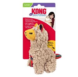 KONG Softies Buzzy Llama Catnip Toy Beige 1ea/One Size