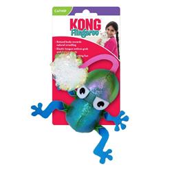 KONG Flingaroo Frog Catnip Cat Toy Multi 1ea/One Size