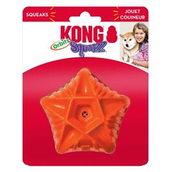 KONG Squeezz Orbitz Dog Toy Ball Assorted 1ea/MD/LG