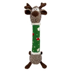 KONG Holiday Shakers Luvs Reindeer Dog Toy Green, 1ea/MD