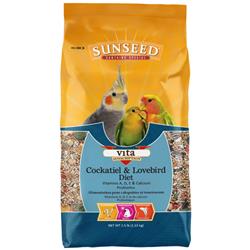 Sun Seed Vita Cockatiel & Lovebird Diet Bird Treat 1ea/2.5 lb