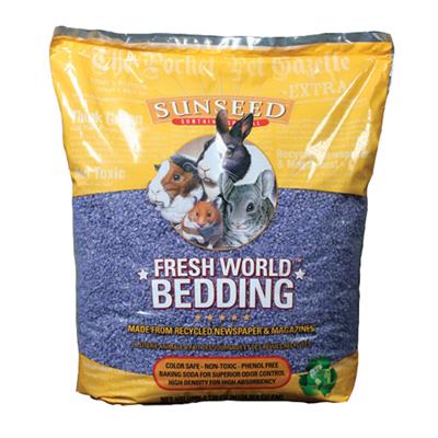 Sun Seed Fresh World Bedding for Small Animals Purple, 1ea/2130 cu in.